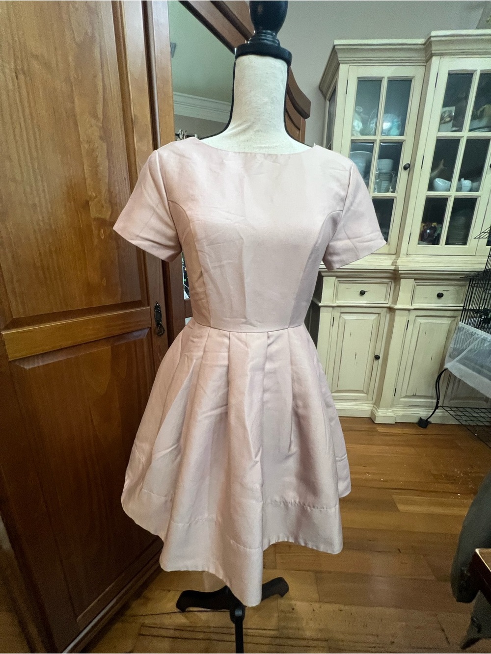 DO+BE Pink Fit-and-Flare Party Dress